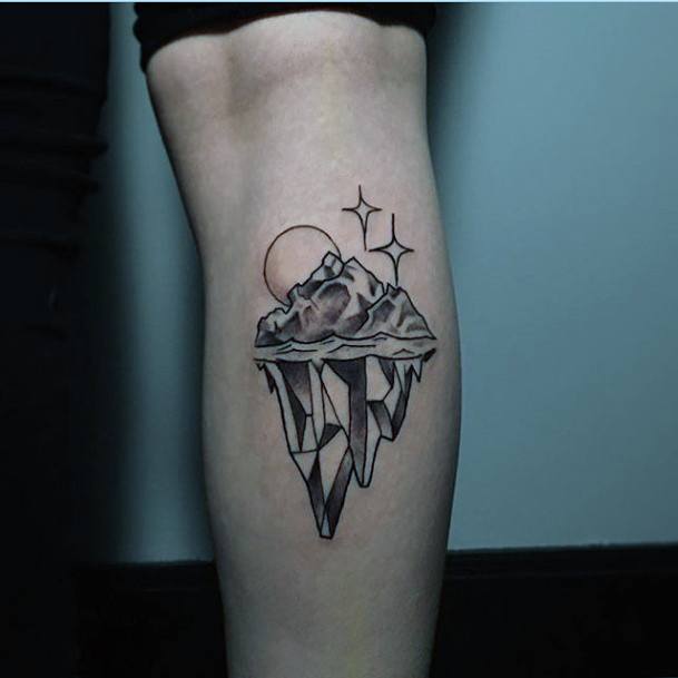 Beauteous Girls Iceberg Tattoos