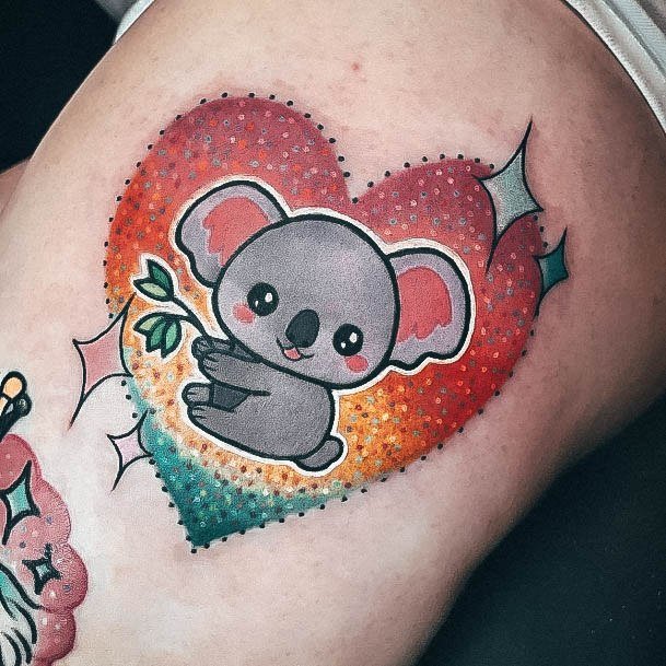 Beauteous Girls Koala Tattoos