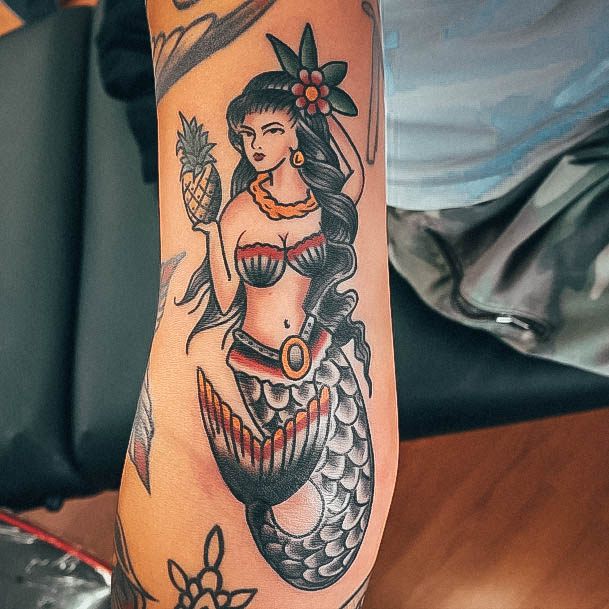 Beauteous Girls Mermaid Tattoos