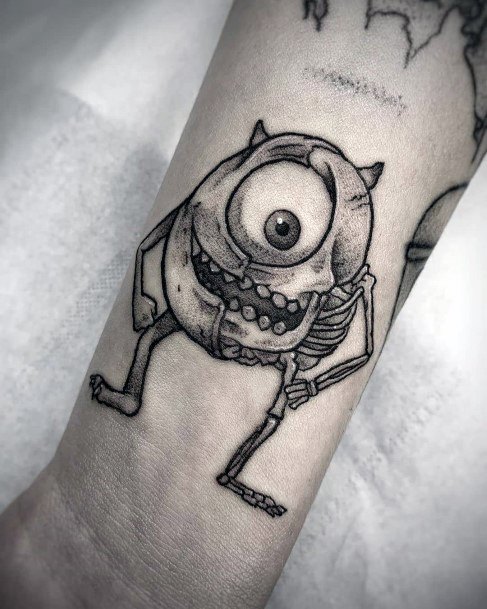 Beauteous Girls Monsters Inc Tattoos