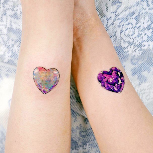 Beauteous Girls Opal Tattoos