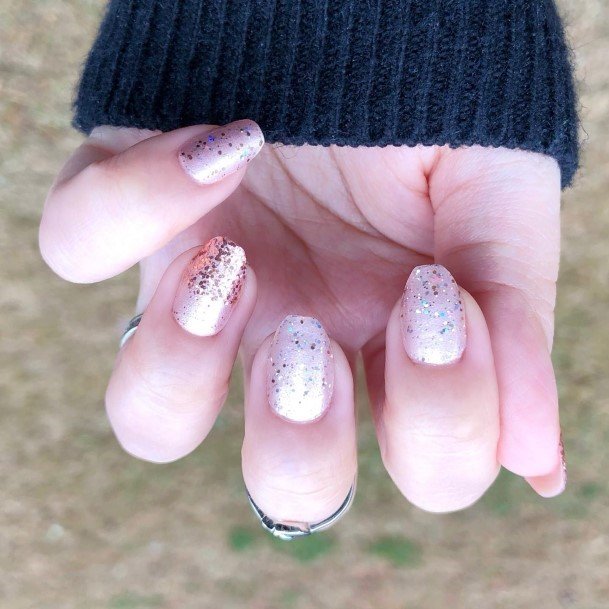 Beauteous Girls Pale Pink Nails