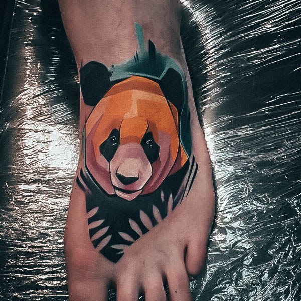 Beauteous Girls Panda Tattoos