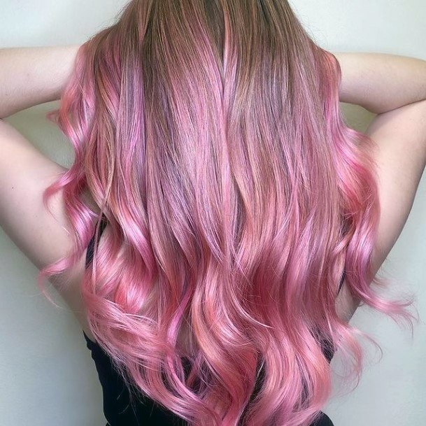 Beauteous Girls Pink Ombre Hairstyless