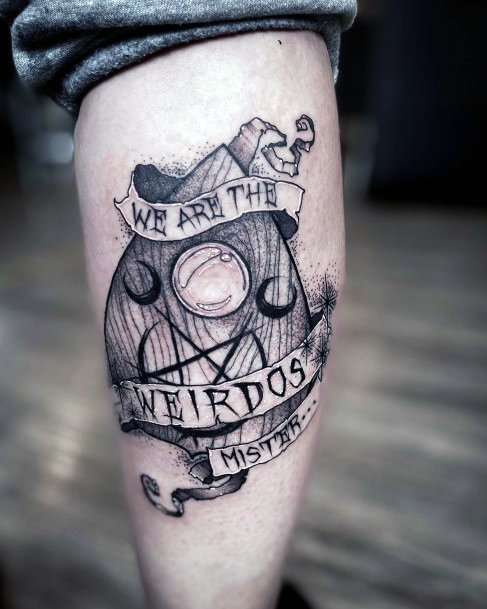 Beauteous Girls Planchette Tattoos