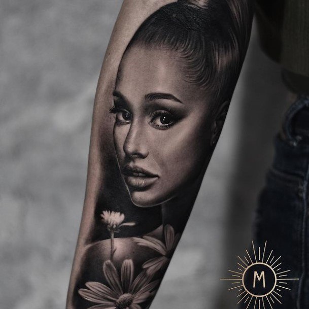 Beauteous Girls Portrait Tattoos