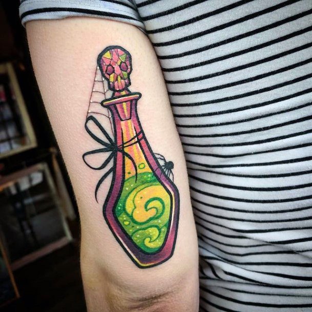 Beauteous Girls Potion Tattoos