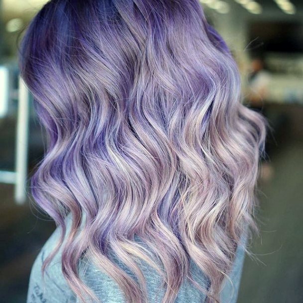 Beauteous Girls Purple Ombre Hairstyless