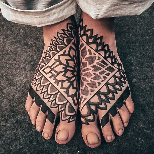 Beauteous Girls Sacred Geometry Tattoos