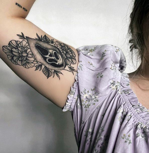 Beauteous Girls Scream Tattoos