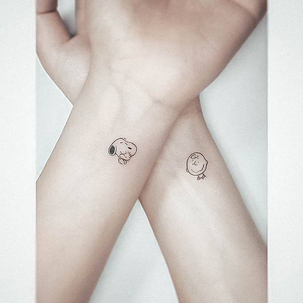 Beauteous Girls Small Wrist Tattoos