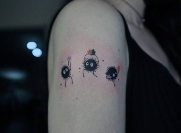 Beauteous Girls Susuwatari Tattoos