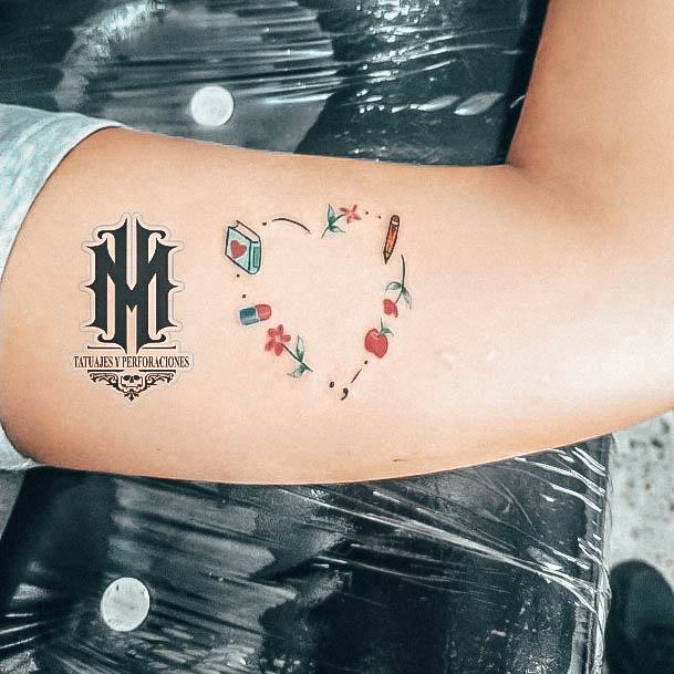 Top 100 Best Teacher Tattoos For Women Educator Design Ideas