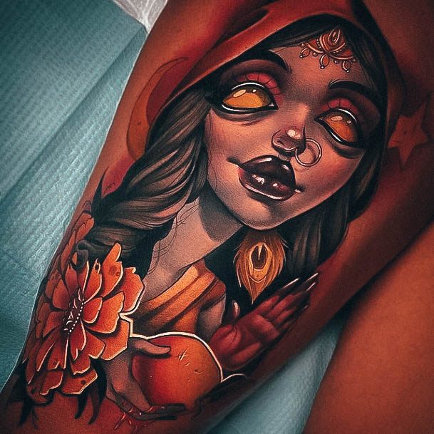 Beauteous Girls Unique Tattoos