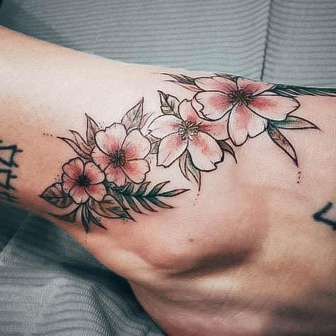 Beauteous Girls Wildflower Tattoos