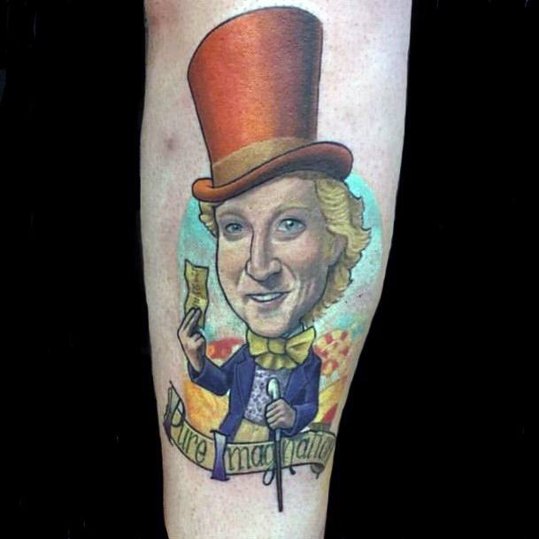 Beauteous Girls Willy Wonka Tattoos