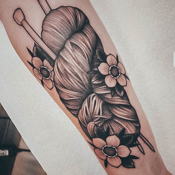 Beauteous Girls Yarn Tattoos