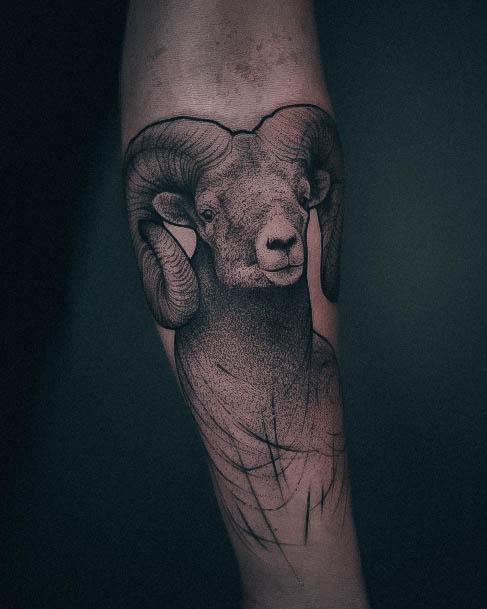 Beautiful Aries Tattoo Design Ideas For Women