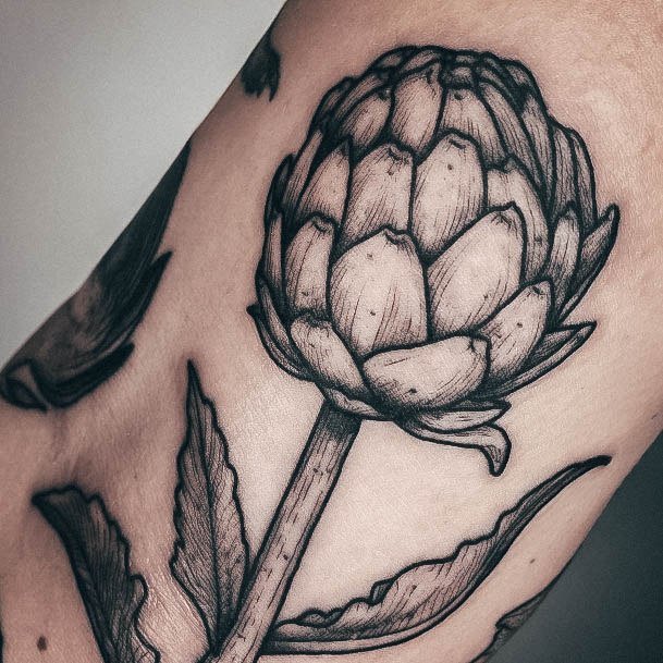 Beautiful Artichoke Tattoo Design Ideas For Women