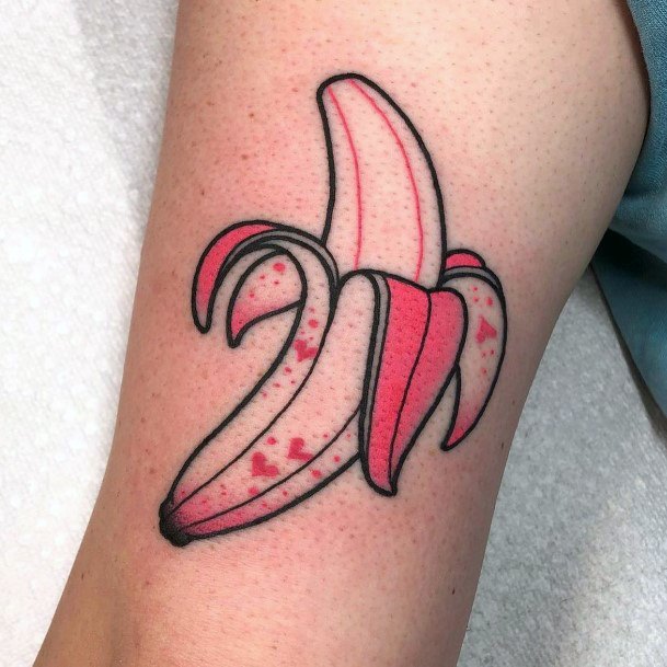 Beautiful Banana Tattoo Design Ideas For Women