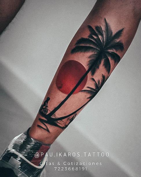 Beautiful Beach Tattoo Design Ideas For Women