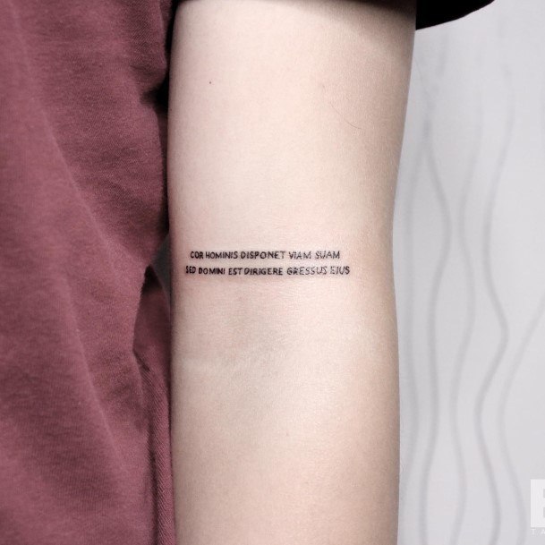 Beautiful Bible Verse Tattoo Design Ideas For Women Arm