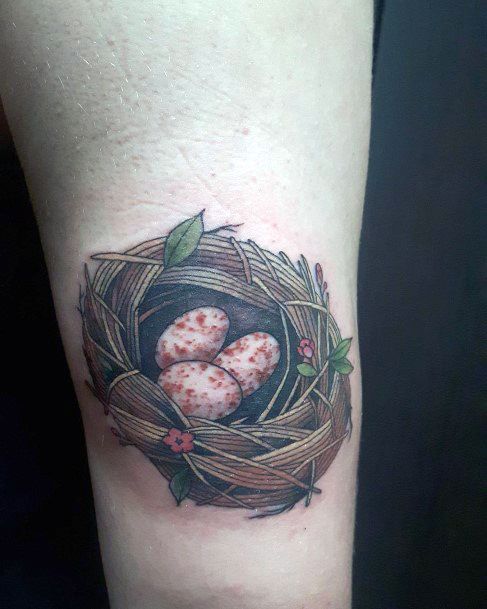 Beautiful Birds Nest Tattoo Design Ideas For Women