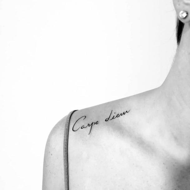 Beautiful Carpe Diem Tattoo Design Ideas For Women
