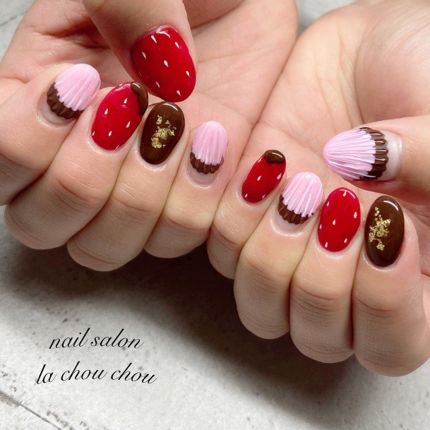 Beautiful Chocolate Nail Design Ideas For Women