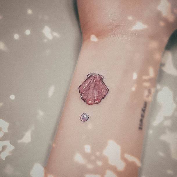 Beautiful Clam Tattoo Design Ideas For Women