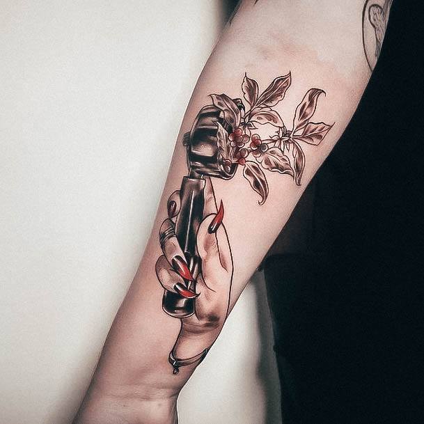 Beautiful Coffee Tattoo Design Ideas For Women