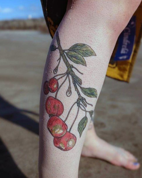 Beautiful Crabapple Tattoo Design Ideas For Women