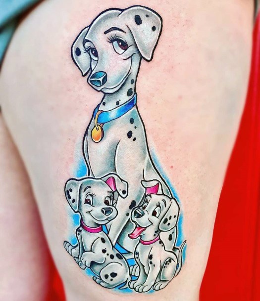 Beautiful Dalmatian Tattoo Design Ideas For Women