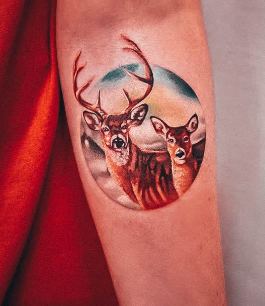 Beautiful Deer Tattoo Design Ideas For Women