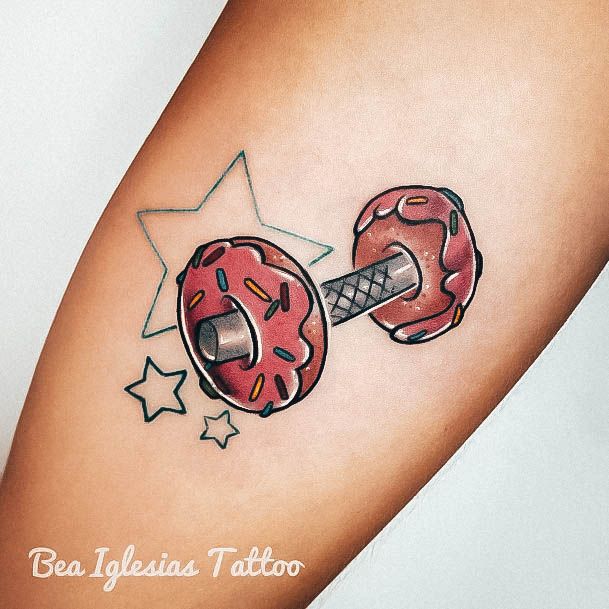 Beautiful Donut Tattoo Design Ideas For Women