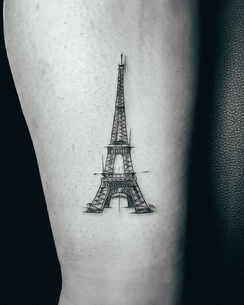 Beautiful Eiffel Tower Tattoo Design Ideas For Women