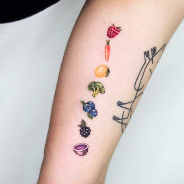 Beautiful Fruit Tattoo Design Ideas For Women