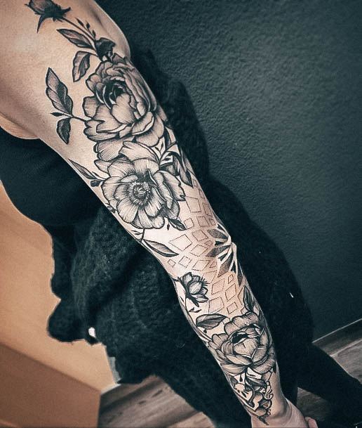 Beautiful Full Sleeve Tattoo Design Ideas For Women