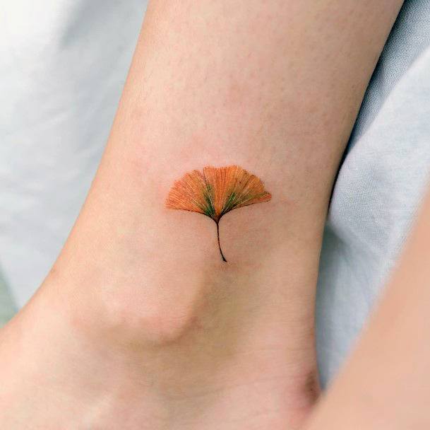 Beautiful Ginkgo Tattoo Design Ideas For Women