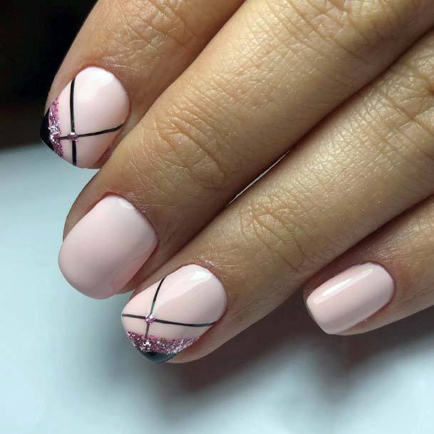 Beautiful Girly Light Pink Decorated Nails