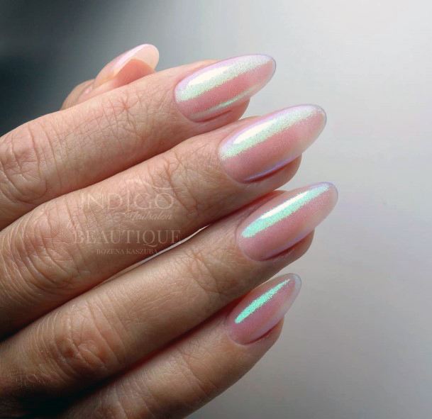 Beautiful Girly Pink Mirror Nail Inspiration For Women