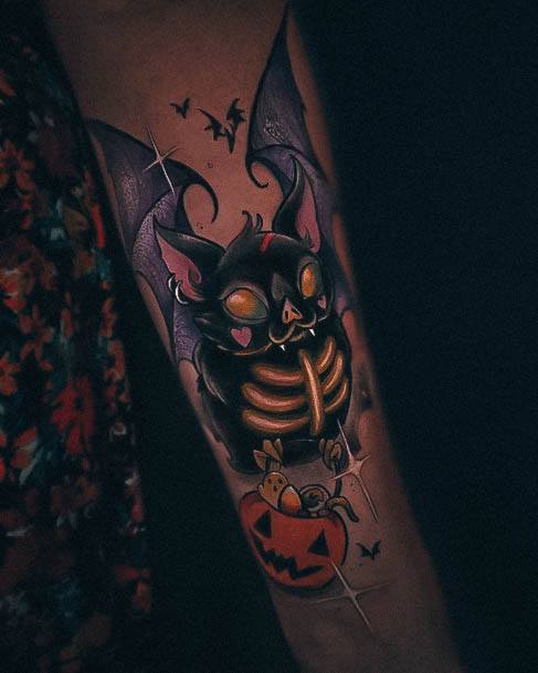 Beautiful Halloween Tattoo Design Ideas For Women