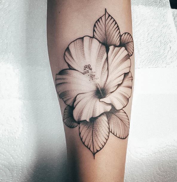 Beautiful Hibiscus Tattoo Design Ideas For Women