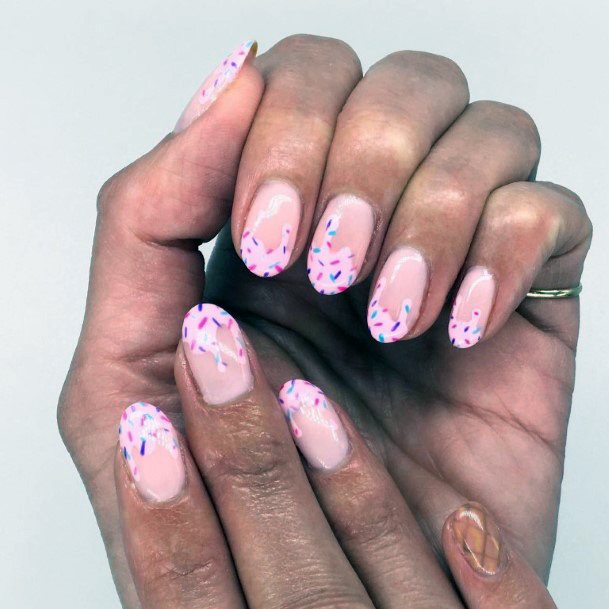 Beautiful Ice Cream Nail Design Ideas For Women