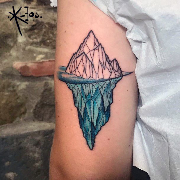 Beautiful Iceberg Tattoo Design Ideas For Women