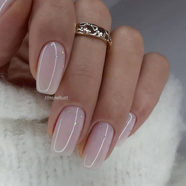 Beautiful Ivory Nail Design Ideas For Women