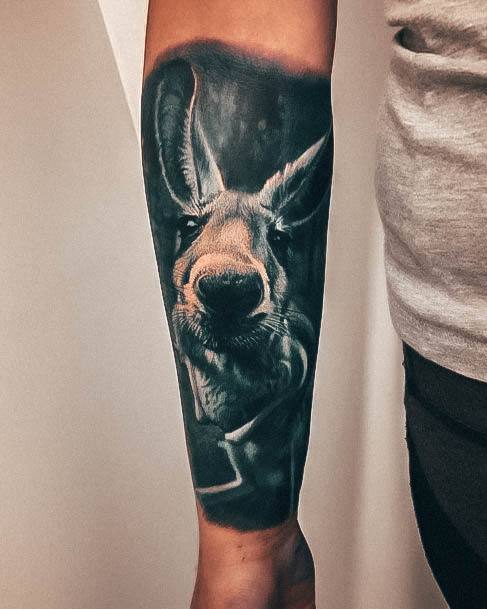 Beautiful Kangaroo Tattoo Design Ideas For Women