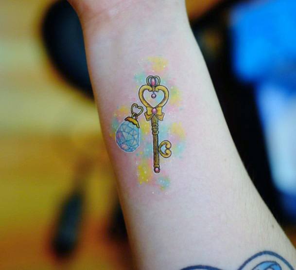 Beautiful Key Tattoo Design Ideas For Women