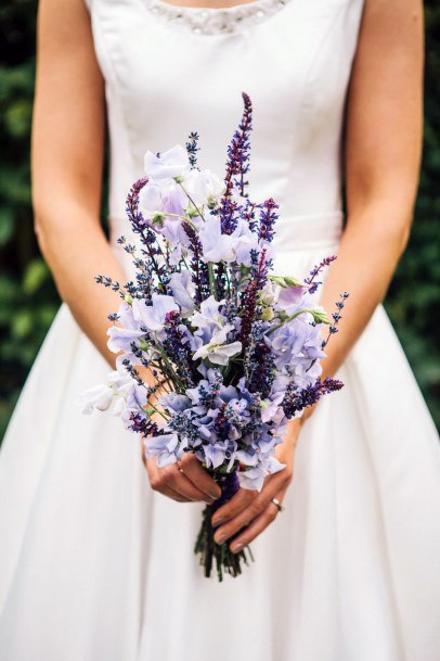 Beautiful Lavender Wedding Flowers