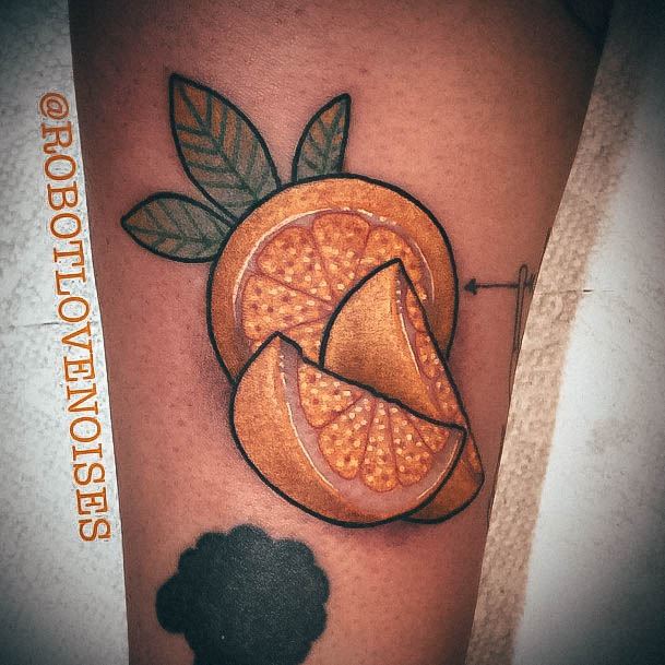 Beautiful Lemon Tattoo Design Ideas For Women